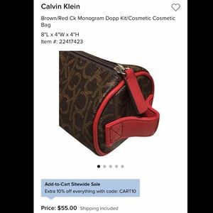 Calvin Klein Make Up Bag